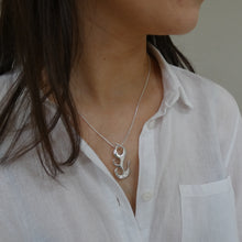 Load image into Gallery viewer, Bealtaine Pendant, Sterling Silver Flames Pendant, Fire Necklace, Festival of Fire, Celtic Goddess Pendant, Wiccan Jewelry
