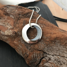 Load image into Gallery viewer, Síle na Gealaí Pendant, Sterling Silver Moon Goddess Pendant, Silver Moon Necklace, Special Pendant Gift, Warrior Woman Jewellery, Celestial Jewelry, Chunky Pendant, Oxidised Silver