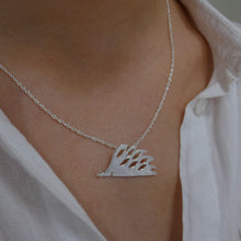 Load image into Gallery viewer, Hedgehog Pendant, Sterling Silver Hedgehog Pendant, Cottagecore Necklace, Nature Jewellery, Animal Lover Gift, Quirky Hedgehog Necklace