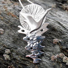 Load image into Gallery viewer, Belonging Pendant, Sterling Silver Bird Pendant, Swan Necklace, Nature Lover Gift, Spirituality Pendant, Meaningful Gift, Travel Necklace