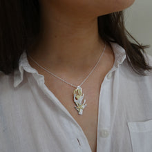 Load image into Gallery viewer, Beach Combing Pendant, Sterling Silver Beach Necklace, Summer Jewelry, Clam Necklace, Nature Lover Gift