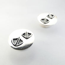 Load image into Gallery viewer, Duck Cuff Links, Oxidised Sterling Silver Cufflinks, Silver Duck Prints, Bird Jewellery, Quirky Cufflinks, Good Luck Talisman, Irish Culture, Hunter Gift
