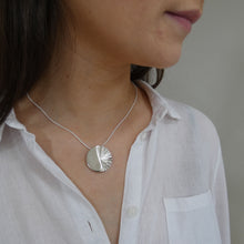 Load image into Gallery viewer, Lughnasa Pendant, Sterling Silver Light Pendant, Celtic Harvest Festival, Autumn Equinox Pendant, Sun Necklace, Fall Jewelry, Spiritual Jewellery, Summer Necklace, Pagan Holiday