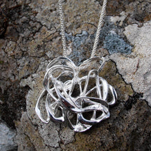 Load image into Gallery viewer, Wind Pendant, Sterling Silver Elemental Pendant, Nature Pendant, For Her, For Him, Unisex Jewelry, Unique Jewellery, Quirky Pendant, Storm Pendant, Gift Idea, Irish Design, Irish Mythology