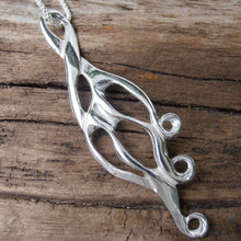 Load image into Gallery viewer, Banshee Pendant, Fairy Woman Necklace, Celtic Warrior Woman Jewellery, Irish Mythology, Mourning Necklace