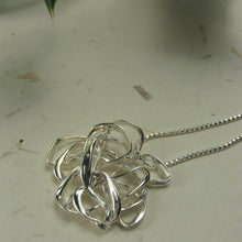Load image into Gallery viewer, Wind Pendant, Sterling Silver Elemental Pendant, Nature Pendant, For Her, For Him, Unisex Jewelry, Unique Jewellery, Quirky Pendant, Storm Pendant, Gift Idea, Irish Design, Irish Mythology