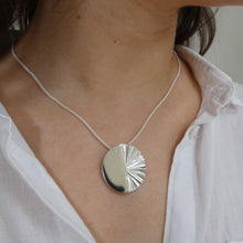 Load image into Gallery viewer, Lughnasa Pendant, Sterling Silver Light Pendant, Celtic Harvest Festival, Autumn Equinox Pendant, Sun Necklace, Fall Jewelry, Spiritual Jewellery, Summer Necklace, Pagan Holiday