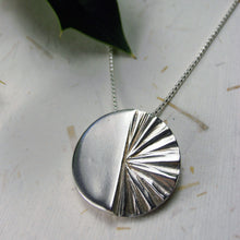 Load image into Gallery viewer, Lughnasa Pendant, Sterling Silver Light Pendant, Celtic Harvest Festival, Autumn Equinox Pendant, Sun Necklace, Fall Jewelry, Spiritual Jewellery, Summer Necklace, Pagan Holiday