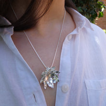 Load image into Gallery viewer, Water Lily Pendant, Floral Pendant, Nature Jewellery, Flower Lover Gift, Water Nymph Necklace, Gardener Gift, Irish Wild Flowers, Fairy Pendant