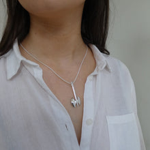Load image into Gallery viewer, Scathach Pendant, Chunky Sterling Silver Pendant, Ceremonial Axe Pendant, Weapon Necklace, Battle Axe Jewellery, Scottish Warrior Woman Necklace, Dún Scáith