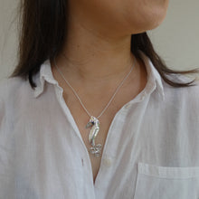 Load image into Gallery viewer, Seahorse Pendant, Sterling Silver Seahorse Pendant, Animal Lover Necklace, Otherworld Pendant, Mythical Horse Pendant, Marine Pendant, Kelpie Necklace, Irish Design Pendant