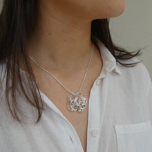 Load image into Gallery viewer, Wind Pendant, Sterling Silver Elemental Pendant, Nature Pendant, For Her, For Him, Unisex Jewelry, Unique Jewellery, Quirky Pendant, Storm Pendant, Gift Idea, Irish Design, Irish Mythology