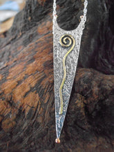 Load image into Gallery viewer, Bean Rí Pendant, Sterling Silver Queen Necklace, Queen Meabh, Warrior Woman Jewelry, Spirituality Pendant, Fertility Goddess Necklace