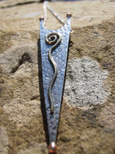 Load image into Gallery viewer, Bean Rí Pendant, Sterling Silver Queen Necklace, Queen Meabh, Warrior Woman Jewelry, Spirituality Pendant, Fertility Goddess Necklace