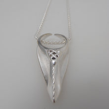 Load image into Gallery viewer, Cuchulain and the Cattle Raid of Cooley Pendant, Sterling Silver Pendant, Bull Skull Necklace, Animal Lover Gift, Cow Pendant, Wicca Jewellery, Celtic Deity