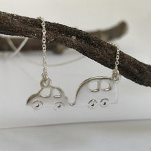 Load image into Gallery viewer, adventure awaits silver necklace