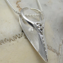 Load image into Gallery viewer, Cuchulain and the Cattle Raid of Cooley Pendant, Sterling Silver Pendant, Bull Skull Necklace, Animal Lover Gift, Cow Pendant, Wicca Jewellery, Celtic Deity