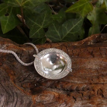 Load image into Gallery viewer, Dagda's Bowl of Plenty Pendant, Sterling Silver Tuatha de Danann Pendant, Celtic Mythology, Pagan Jewellery, Irish Deisgn, Wicca