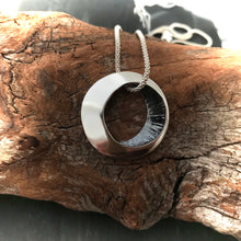 Load image into Gallery viewer, Síle na Gealaí Pendant, Sterling Silver Moon Goddess Pendant, Silver Moon Necklace, Special Pendant Gift, Warrior Woman Jewellery, Celestial Jewelry, Chunky Pendant, Oxidised Silver