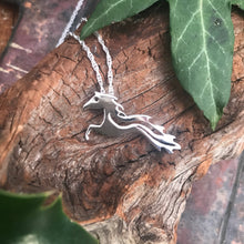 Load image into Gallery viewer, Horse Pendant, Sterling Silver Tír na nÓg Pendant,  Kelpie Pendant, Otherworld Necklace, Silver Seahorse, Epona Pendant, Wiccan Jewellery