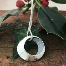 Load image into Gallery viewer, Síle na Gealaí Pendant, Sterling Silver Moon Goddess Pendant, Silver Moon Necklace, Special Pendant Gift, Warrior Woman Jewellery, Celestial Jewelry, Chunky Pendant, Oxidised Silver