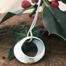 Load image into Gallery viewer, Síle na Gealaí Pendant, Sterling Silver Moon Goddess Pendant, Silver Moon Necklace, Special Pendant Gift, Warrior Woman Jewellery, Celestial Jewelry, Chunky Pendant, Oxidised Silver