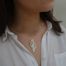 Load image into Gallery viewer, Beach Combing Pendant, Sterling Silver Beach Necklace, Summer Jewelry, Clam Necklace, Nature Lover Gift