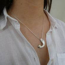 Load image into Gallery viewer, Salmon of Knowledge Pendant, Chunky Sterling Silver Pendant, Fishing Gift, Animal Lover Pendant, Fish Necklace, Nautical Necklace, Knowledge Pendant, Water Jewellery