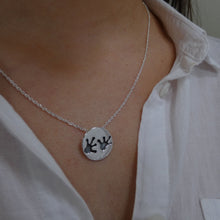 Load image into Gallery viewer, Frog Pendant, Sterling Silver Froggy Necklace, Animal Lover Gift, Witchy Jewellery, Wicca Pendant, Oxidised Silver Frog Footprint, Cute Pendant, Unique Design, Pet Jewelry