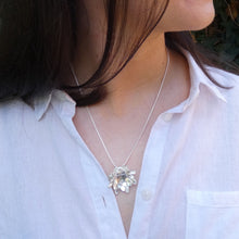 Load image into Gallery viewer, Water Lily Pendant, Floral Pendant, Nature Jewellery, Flower Lover Gift, Water Nymph Necklace, Gardener Gift, Irish Wild Flowers, Fairy Pendant