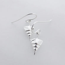 Load image into Gallery viewer, Titanic Earrings, Sterling Silver Ship Earrings, Irish History Jewellery, Silver Boat Earrings, Geometric Earrings, Belfast Landmark Jewellery, Irish Design