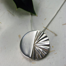 Load image into Gallery viewer, Lughnasa Pendant, Sterling Silver Light Pendant, Celtic Harvest Festival, Autumn Equinox Pendant, Sun Necklace, Fall Jewelry, Spiritual Jewellery, Summer Necklace, Pagan Holiday