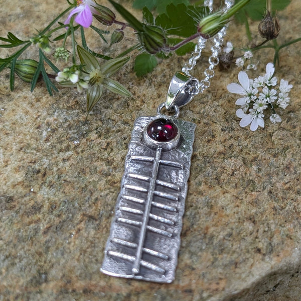 Grá Love Ogham Script Pendant