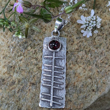 Load image into Gallery viewer, Grá Love Ogham Script Pendant