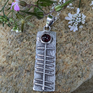 Grá Love Ogham Script Pendant