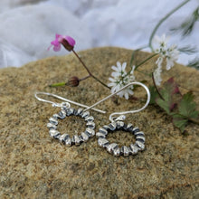 Load image into Gallery viewer, Sterling Silver Fairy Ring Earrings