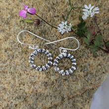 Load image into Gallery viewer, Sterling Silver Fairy Ring Earrings