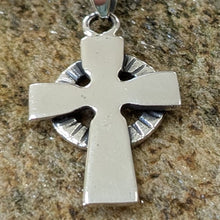 Load image into Gallery viewer, Sterling Silver Celctic Cross