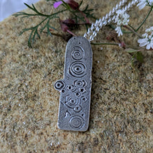 Load image into Gallery viewer, Rock Art Sterling Silver Pendant