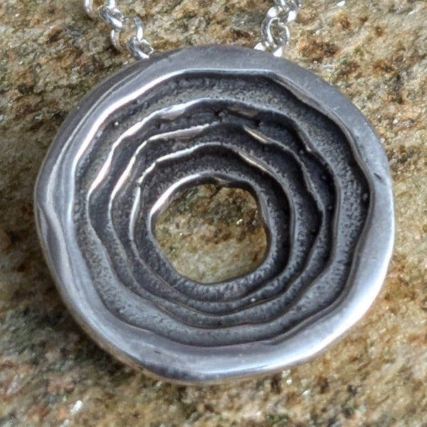 Sterling Silver Tobar-Well Medium Pendant