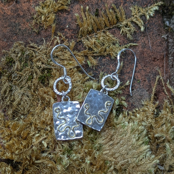 Spiral Tile Earrings