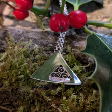 Load image into Gallery viewer, Triangle Spirals Pendant