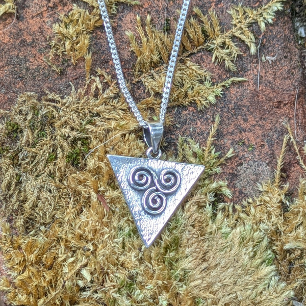 Triangle Silver Triskele