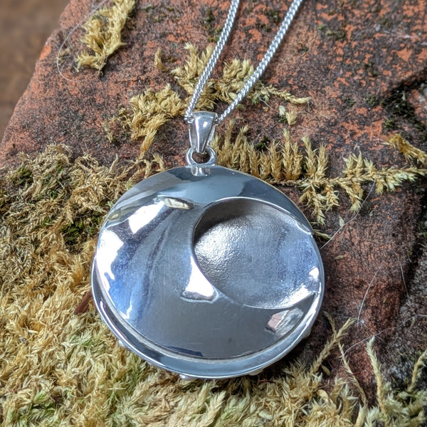 Sterling Silver Eclipse Pendant