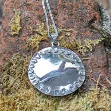 Load image into Gallery viewer, Sterling Silver Eclipse Pendant
