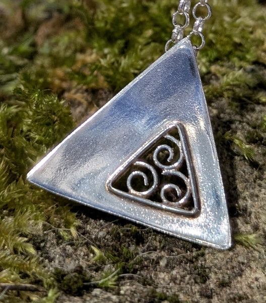 Triangle Spirals Pendant