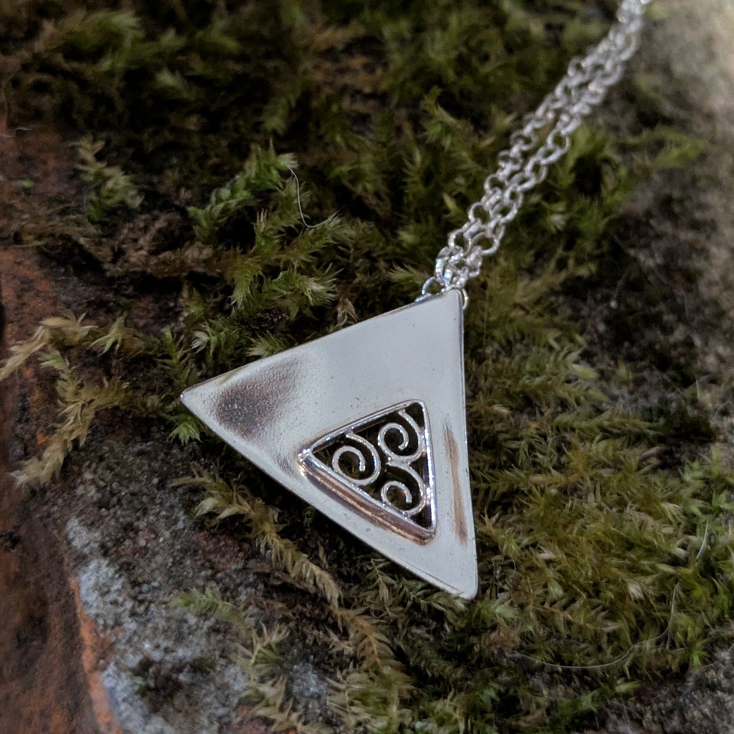 Triangle Spirals Pendant