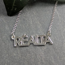 Load image into Gallery viewer, Réalta - Star Sterling Silver Irish Language Necklace