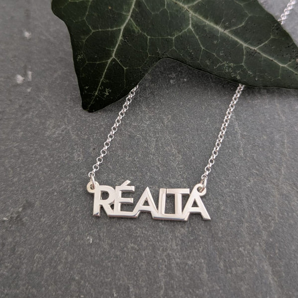 Réalta - Star Sterling Silver Irish Language Necklace