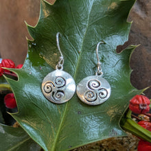 Load image into Gallery viewer, Spiral Disk Earrings